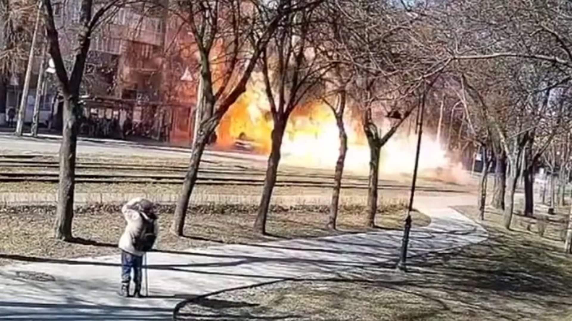 orosz ukrán háború rakéta civil járókelő