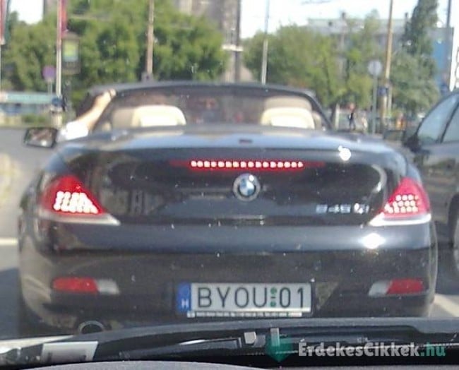 szokatlan eredeti egyeni rendszamok2