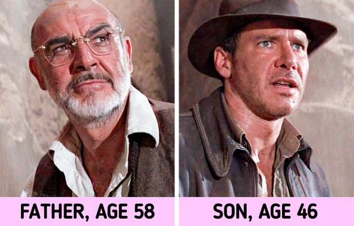 hiressegek szulo gyerek korkulonbseg sean connery harrison ford