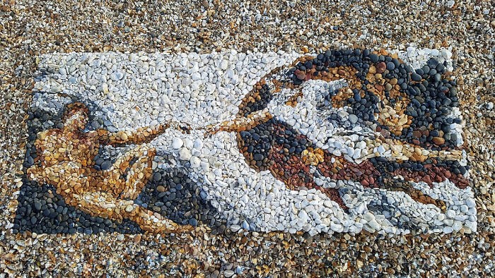 kavics land art 3