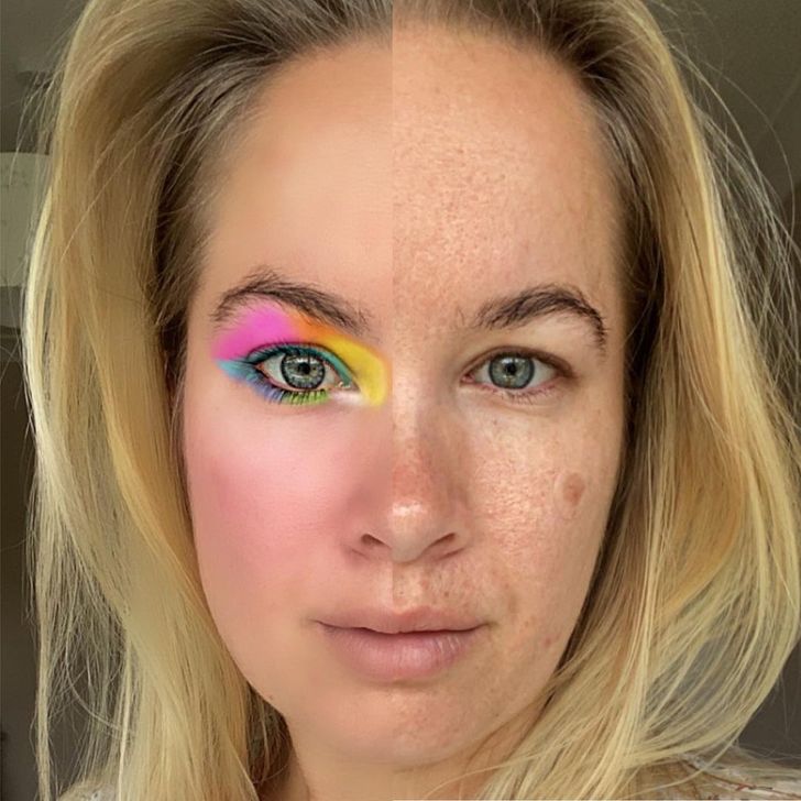 Joanna Kenny a filterek negatív hatására és az önelfogadására hívja fel a figyelmet platformján / Fotó: Joanna Kenny Instagram oldala