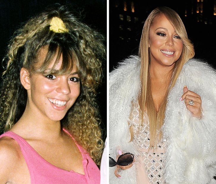 hiressegek fiatalon regen es most Mariah Carey