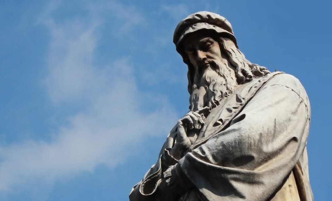 leonardo da vinci miert kek az eg