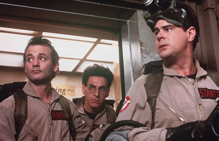 filmjelenetek improvizacio Bill Murray és Dan Aykroyd Szellemirtok