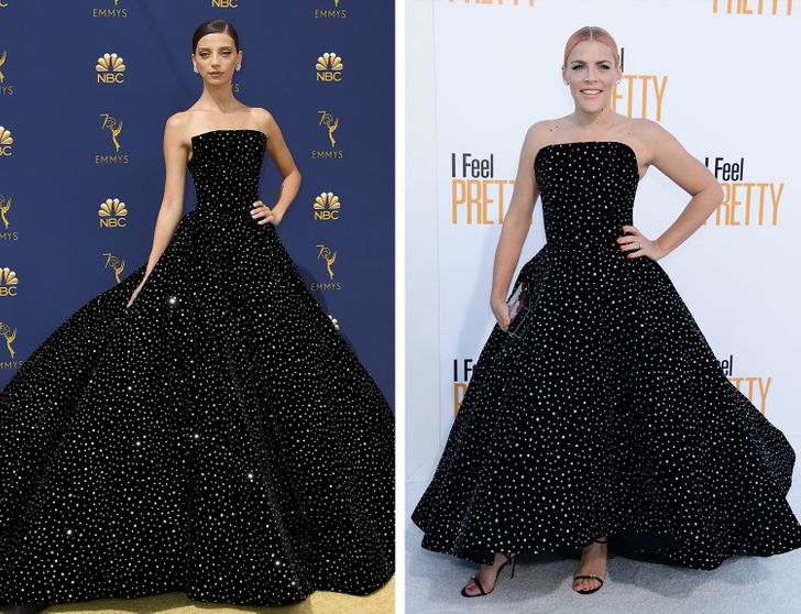 hiressegek ugyanaz a ruha angela sarafyan busy phillips