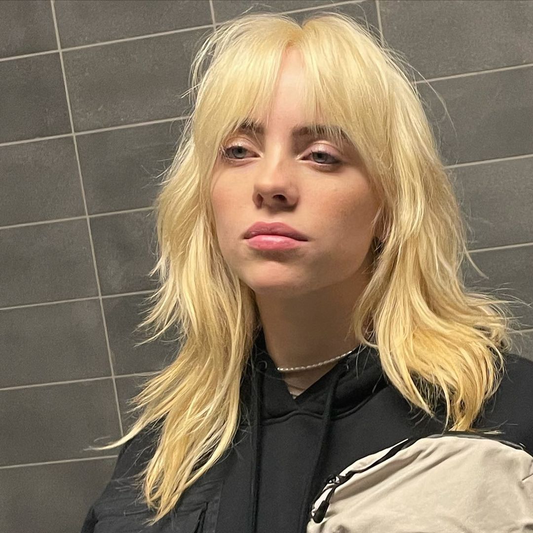 billie eilish uj szoke frizura