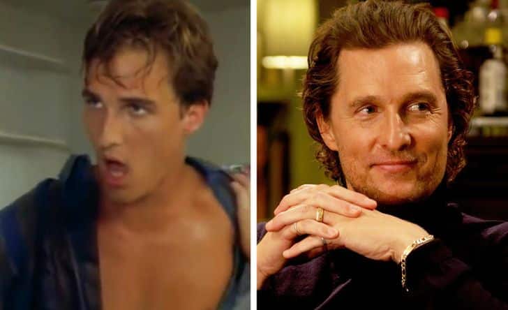 szineszek regen es most matthew mcconaughey