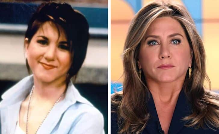 szineszek regen es most jennifer aniston