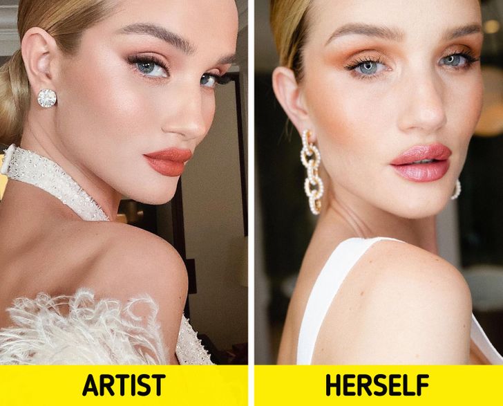 hiressegek profi sminkes rosie huntington-whiteley