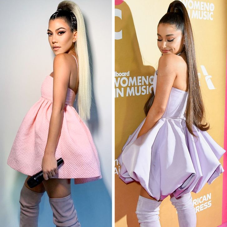 hiressegek ujraalkotnak ikonikus sztarok kourtney kardashian ariana grande