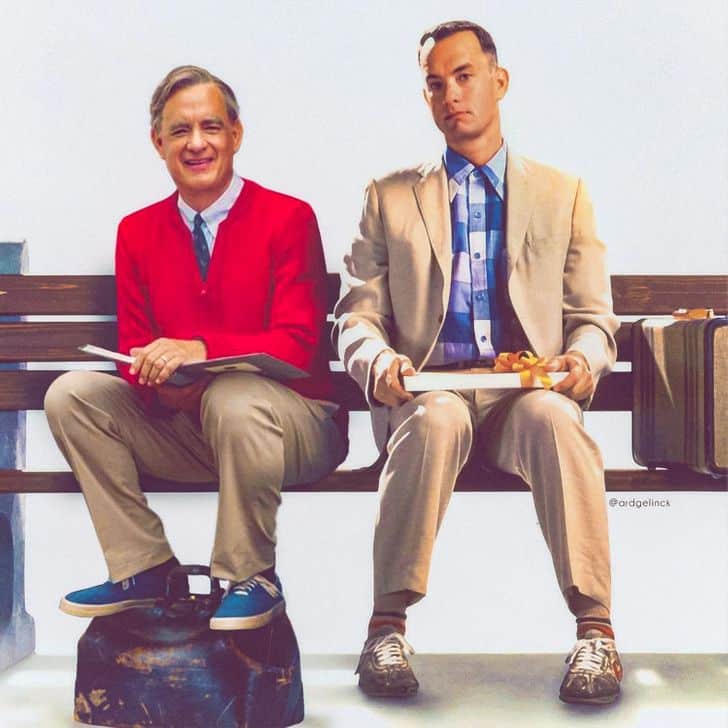 Ard Gelinck szineszek es karakterek Tom Hanks Fred Rogers Forrest Gump