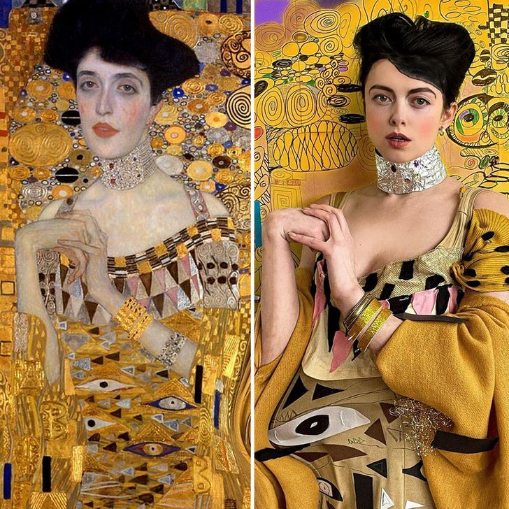 Adele Bloch Bauer I. Portréja, Gustav Klimt / Fotó: Olga Tolstunova / Instagram