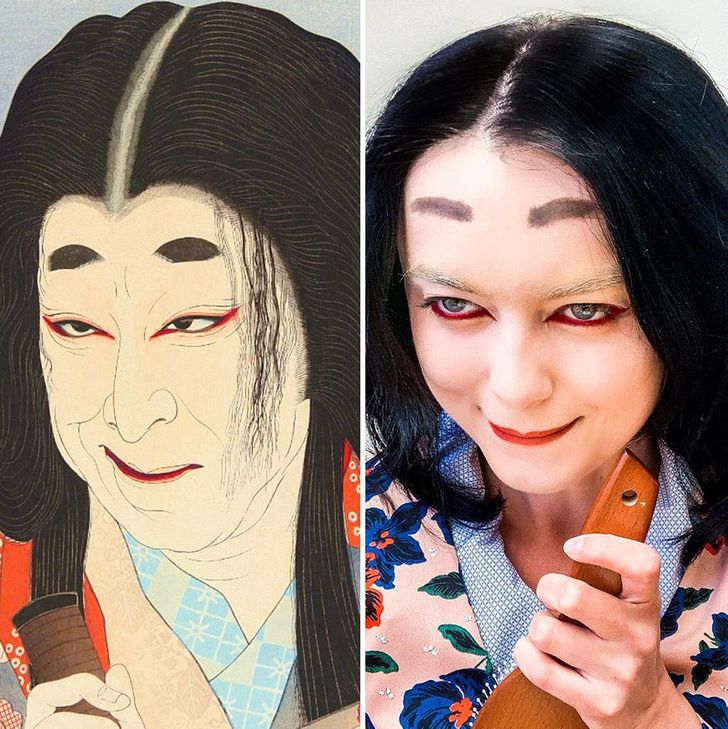 Nakamura Utaemon, Natori Shunsen / Fotó: Olga Tolstunova / Instagram