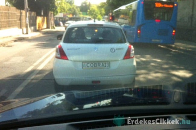 szokatlan eredeti egyeni rendszamok9