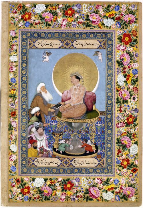 Bichitr Jahangir Preferring a Sufi Shaykh to Kings