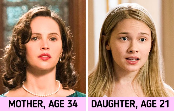 hiressegek szulo gyerek korkulonbseg felicity jones cailey spaeny