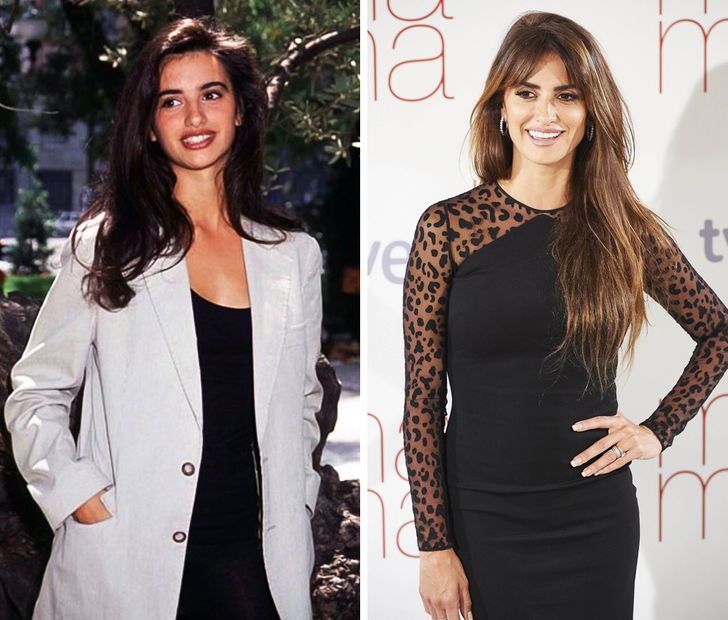 hiressegek fiatalon regen es most Penélope Cruz