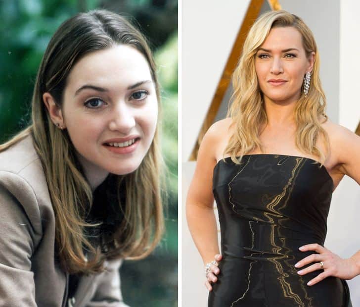 hiressegek fiatalon regen es most Kate Winslet