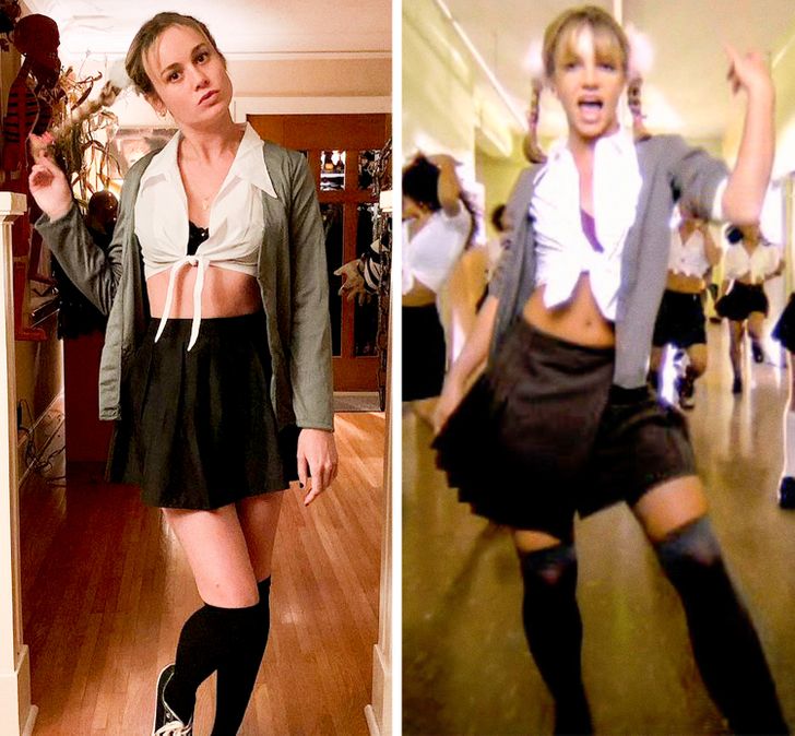 hiressegek ujraalkotnak ikonikus sztarok brie larson britney spears
