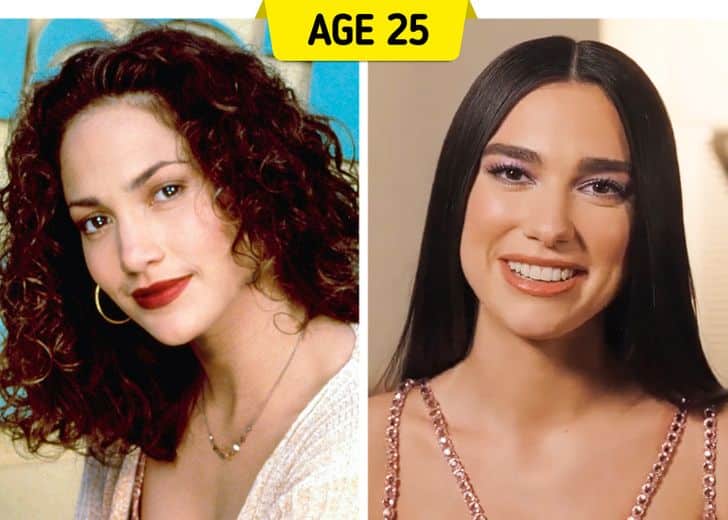 hiressegek ikonok regen es most jennifer lopez dua lipa