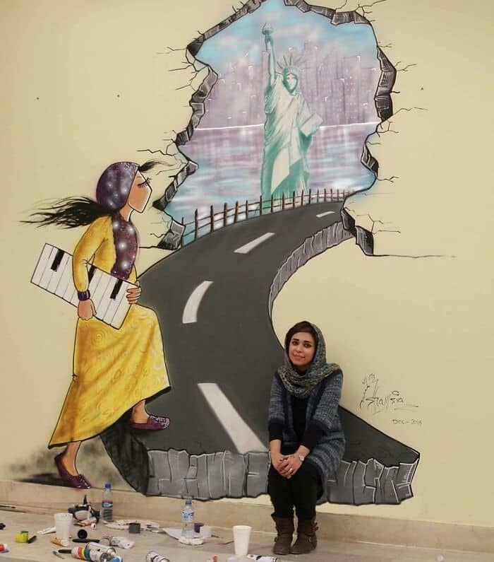 shamsia hassani afgan street art 6