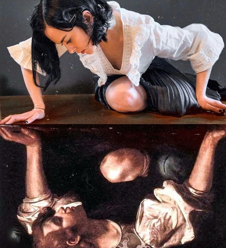 Narcissus, Carvaggio / Fotó: Olga Tolstunova / Instagram