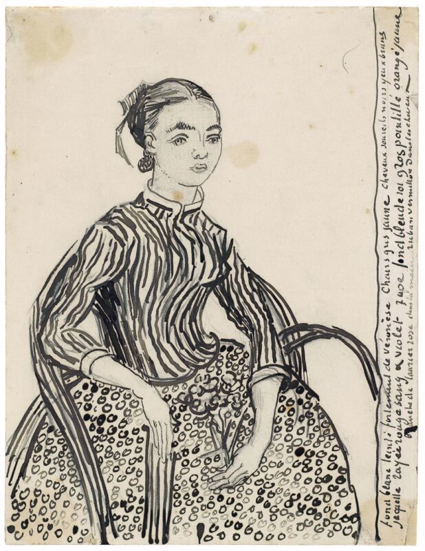 vincent van gogh la mousme rajz puskin muzeum