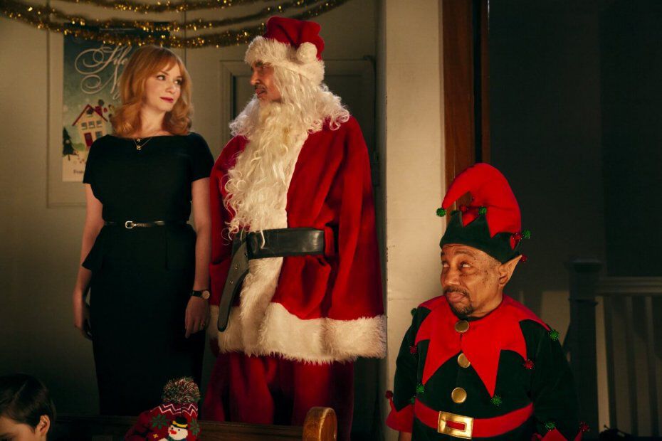 Christina Hendricks, Billy Bob Thorton és Tony Cox a Tapló télapó 2-ben