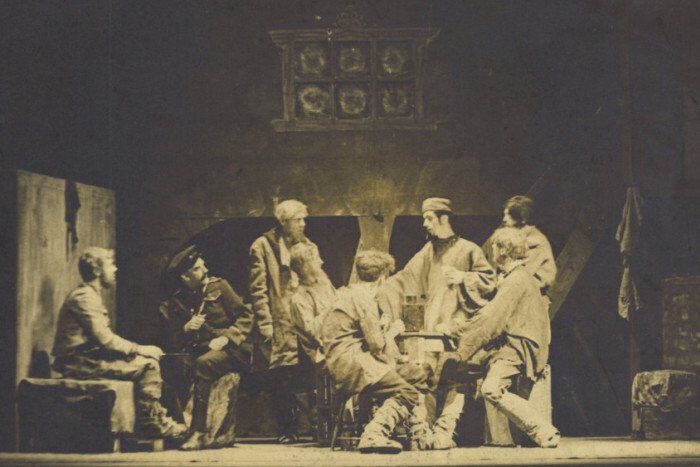 fringe Glasgow Unity Theatre Maxim Gorkij %C3%89jjelo menes%C3%A9khely 1947 sk%C3%B3t sz%C3%ADnh%C3%A1zi arch%C3%ADvum
