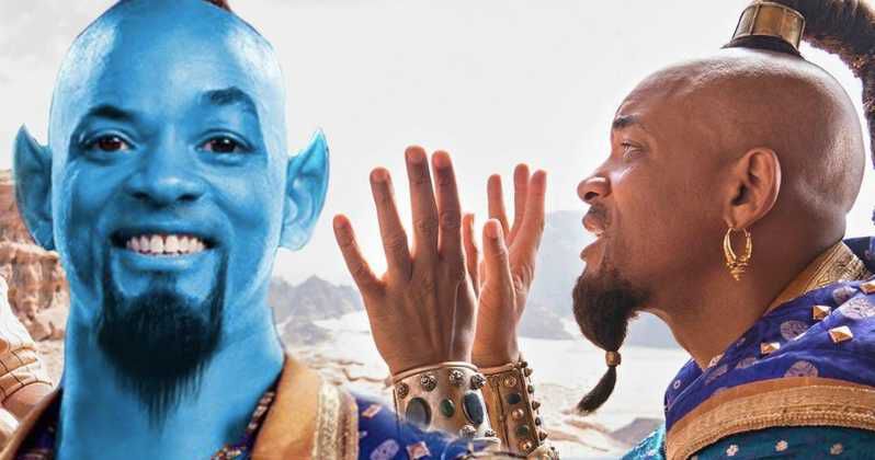 Aladdin Remake 2019 Blue Genie Will Smith