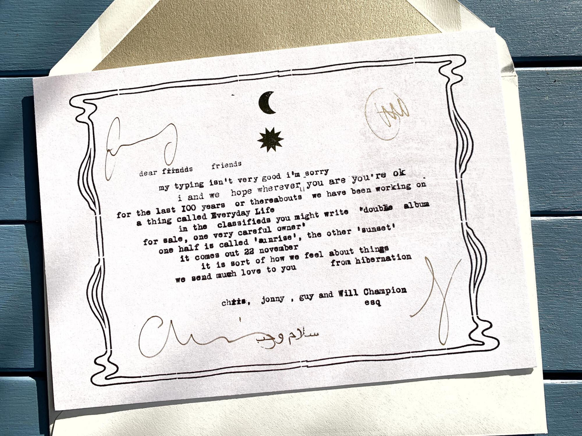 coldplay lev%C3%A9l %C3%BAj album rajong%C3%B3 sunrise sunset