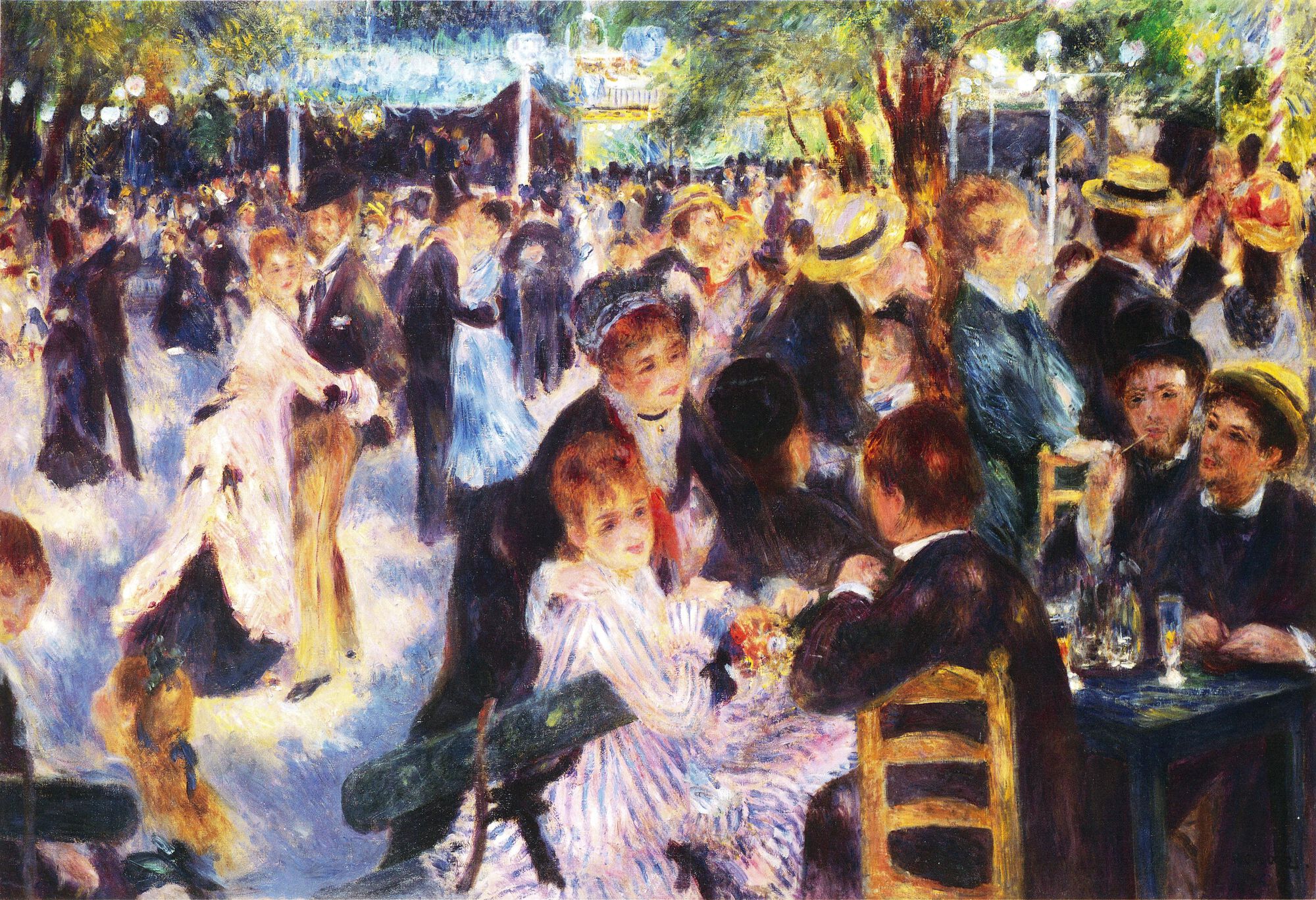 Pierre August Renoir T%C3%A1nc a Moulin de Galette ban