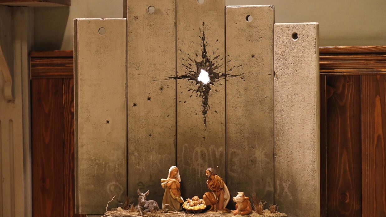 banksy betlehem kar%C3%A1csony k%C3%A9pek