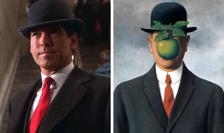thomas crown %C3%BCgy mctiernan magritte son of man