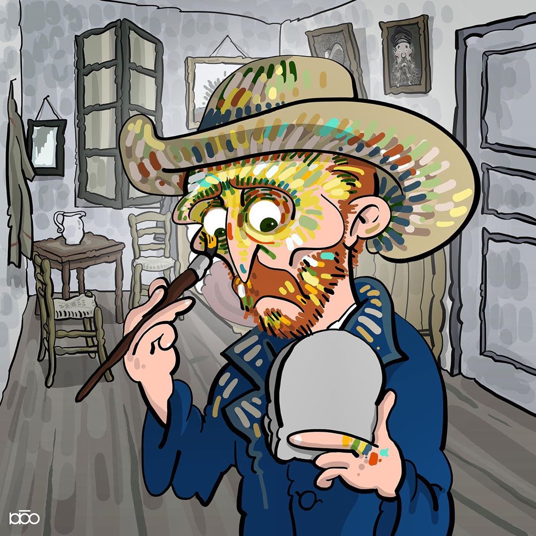 Van Gogh Illusztracio