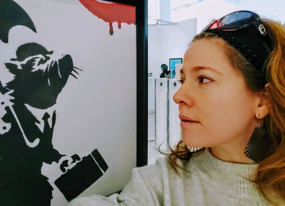 Laczkovich Borb%C3%A1la banksy kiallitaas budapest2