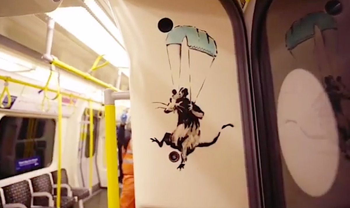 Banksy Londoni Metro Maszviseles