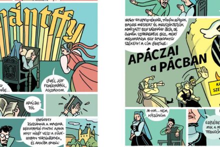 Csepella Olivér híres női reformátorunk életéből képregényt készít