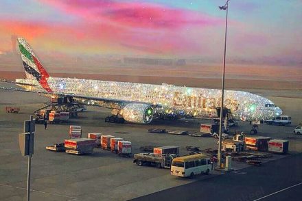 Gyémántokkal burkolt repülőgép az Emirates flottájában? Miért ne!