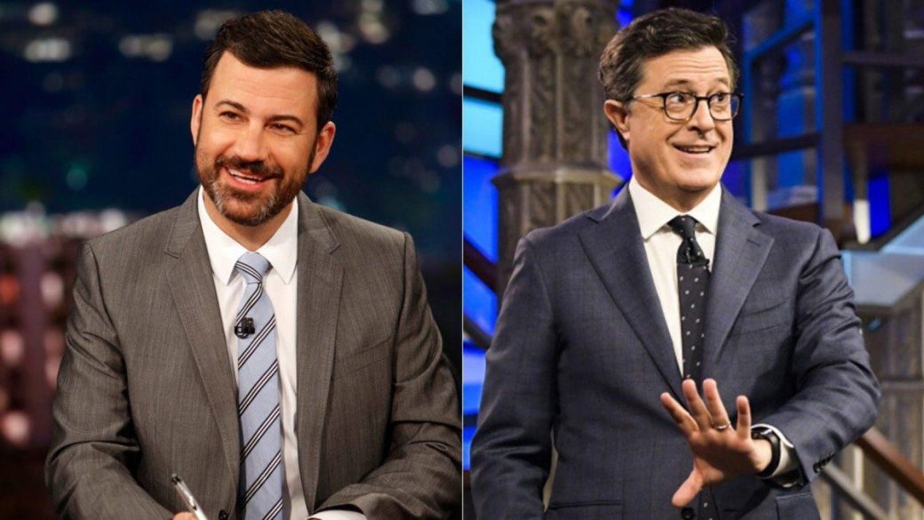 Jimmy Kimmel Stephen Colbert