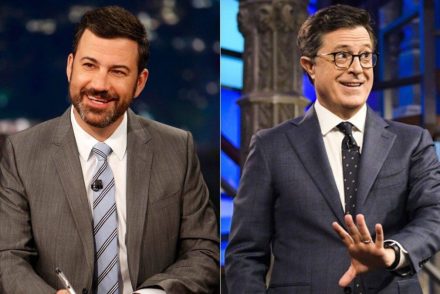 Trump esti műsorvezetőket támadó tweetjére reagált Jimmy Kimmel és Stephen Colbert