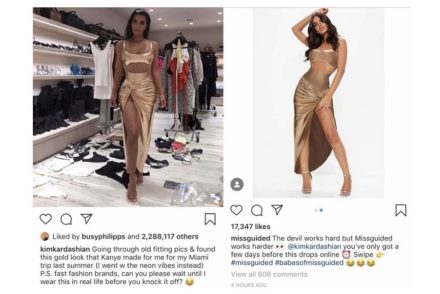 Kim Kardashian beperelte a divatcéget, amelyik folyton megjelölte a bejegyzéseiben