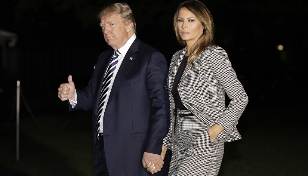 Melania Trump szaja donald trump
