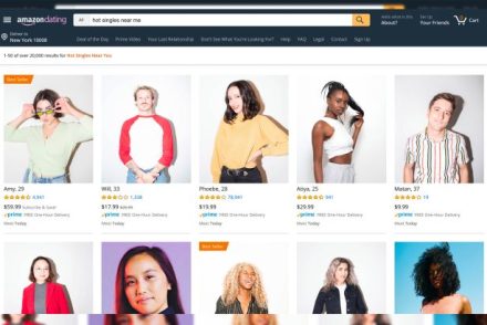 Az Amazonon egy randi appokat parodizáló alkalmazást dobtak piacra
