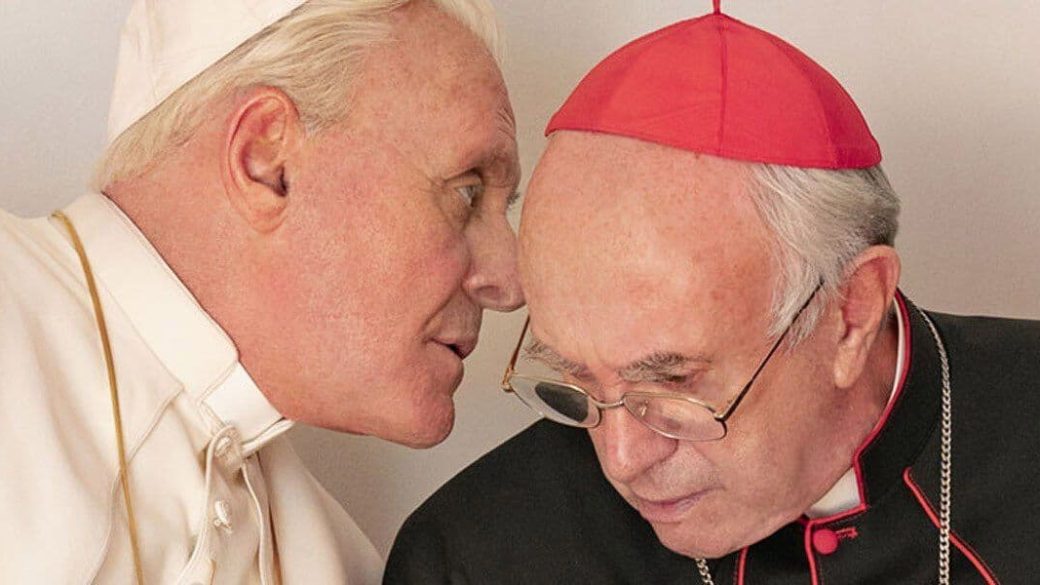 anthony hopkins Jonathan Pryce two popes