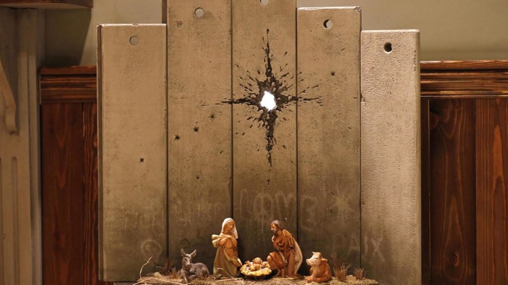 banksy betlehem karacsony kepek