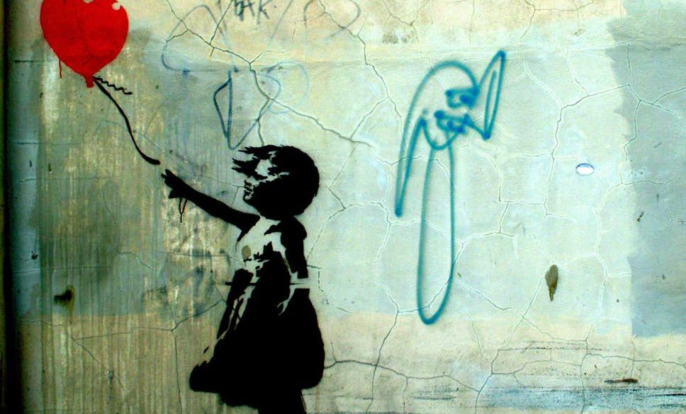 banksy girl with baloon rex