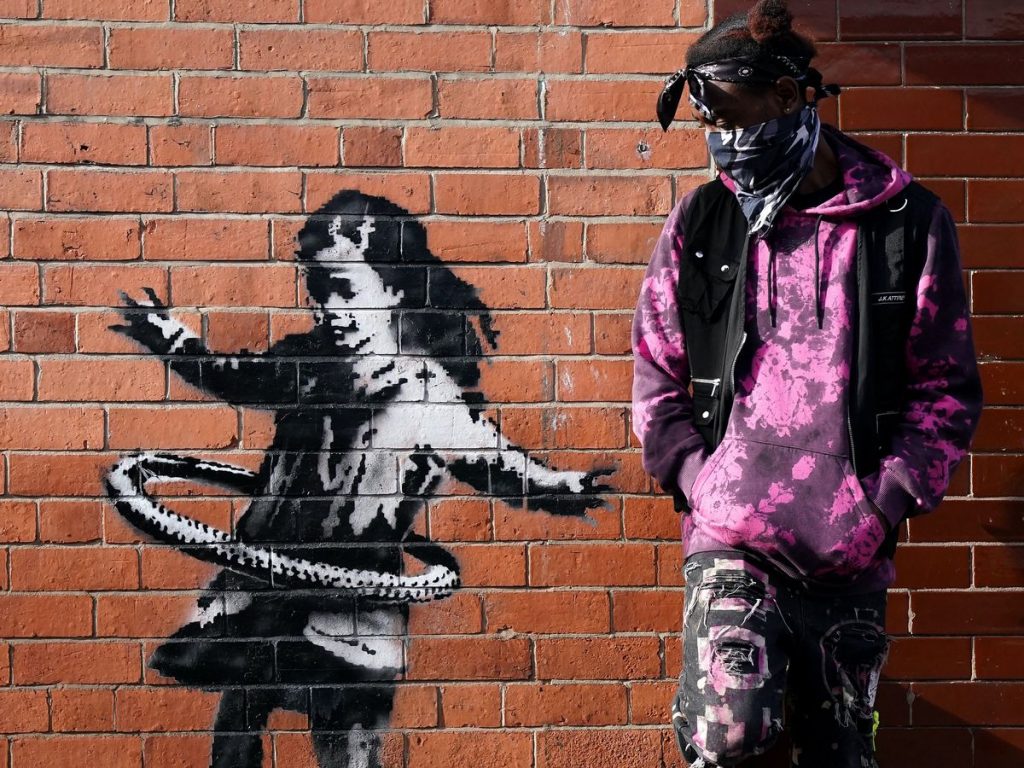 Banksy Kep Notthingham Szepsegszalon
