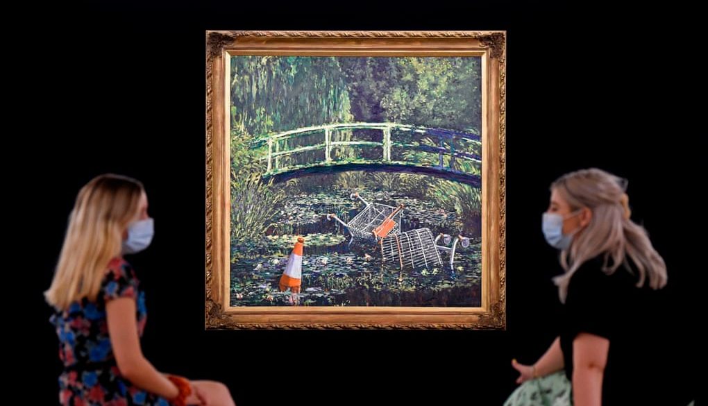 banksy show me the monet aukcio