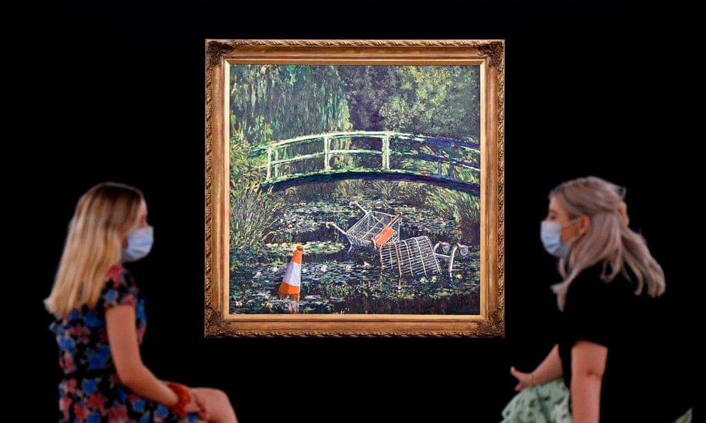 Banksy Show Me The Monet Aukcio